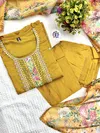 KF 3101 Kalaai Viscose Chanderi Online Kurti With Bottom Dupatta Wholesale